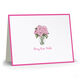 Vase of Pink Flowers Folded Note Cards Image 3 of 3